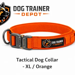 Tactical Dog Collar - XL Orange