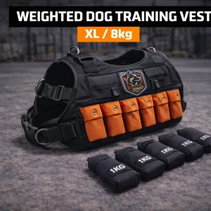 Weighted Dog Training Vest - XL / 8kg