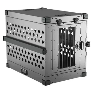 heavy duty dog crate | Folding Metal Dog Crate Large